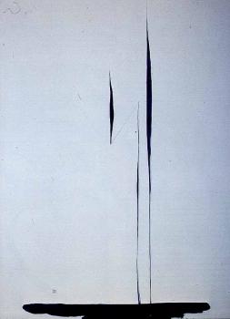 Georgia O Keeffe : Blue LInes